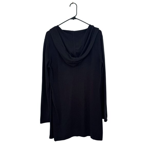 Alashan Cotton Cashmere Hooded Long Open Front Cardigan - Picture 4 of 6
